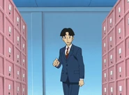 Miyashita sees the new student teacher.