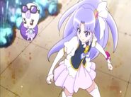 Cure Fortune luchando junto con Glasan