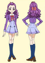 Mimino Kurumi's school uniform profile from Yes! Pretty Cure 5 GoGo!