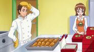 Takeo and Ai preparing fried chicken