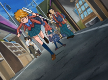 Nagisa runs off.