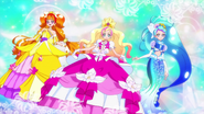 Las Pretty Cure en sus Modos Elegantes Milagrosos