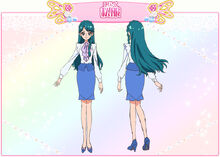 Minami in civilian clothes' profile from Toei's website