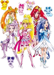 The Cures' profile in Pretty Cure All Stars New Stage 3: Eien no Tomodachi