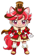 Perifiles de Chibi Cure Chocolat en HUGtto! Pretty Cure♡Futari wa Pretty Cure Recuerdos de All Stars