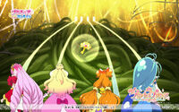 This episode's first wallpaper from Pretty Cure Online.