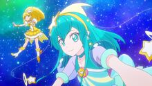 Milky and Peace smile together
