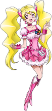 Cure Peach's full stance from New Stage