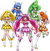 Perfil de Smile Pretty Cure en HUGtto! Pretty Cure♡Futari wa Pretty Cure Recuerdos de All Stars.