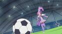 Cure Sword playing soccer