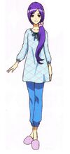 Miki in her pajamas