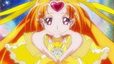 Muse forms a heart with her hands