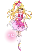 Cure Miracle's Dia Style profile from TV Asahi's website