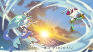 Cure Mermaid contra Stop en el opening