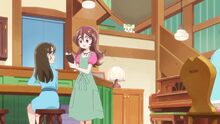 Trying to get Uta's attention