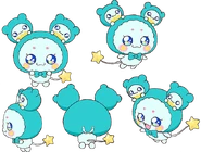 Fuwa en su forma Géminis.