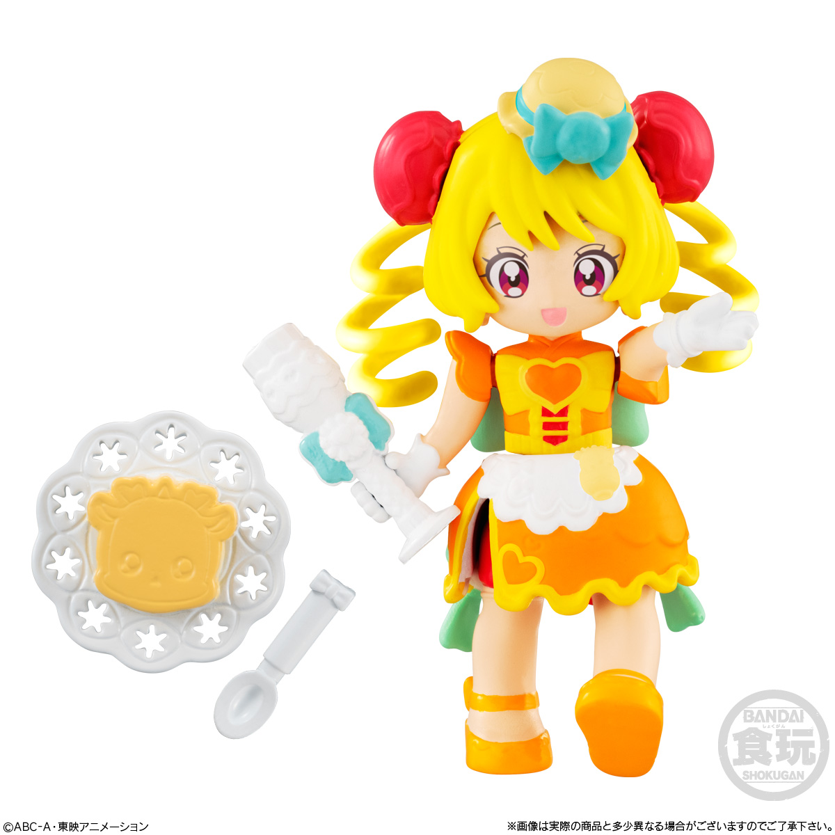 Japan anime Delicious party Precure Pretty Cure swing figure strap set of 3