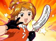 Nagisa in her lacrosse outfit.