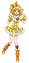 Cure Pine's full stance from Fresh Pretty Cure! Asobi Collection