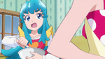 Hime telling Megumi and Ribbon to wait outside