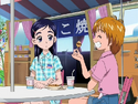 Nagisa and Honoka paid the Tako Cafe a visit