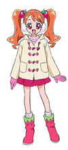 Ichika's winter outfit (with anorak) profile from the blu-ray art gallery