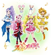 Perfil de las Fresh! en Pretty Cure All Stars: Cantando con todos♪¡El milagro de la magia!.