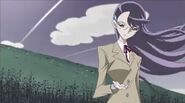 Yuri viendo el campo quemado por Dark Cure