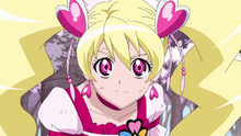 Peach tells Pine Pretty Cure just consists of two of them now that Berry is no longer there