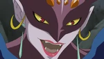 Closeup of Arachnea's face