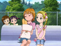 Nagisa is pretty surprised by Nao and Miu's behavior