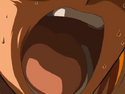 Nagisa screaming when Honoka's behind