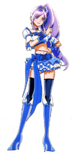 Cure Berry's full stance from All Stars Memories