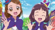 Kana y Masumi disfrazadas de brujas en el episodio 39