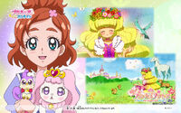 This episode's first wallpaper from Pretty Cure Online.