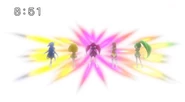Las Pretty Cure de espaldas a la oscuridad
