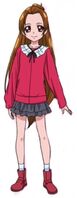 Official art of Aguri in her winter clothes