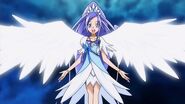 Nueva forma de Cure Diamond en el ataque "Real encantadora Escalera de color Pretty Cure"