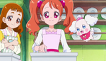 Ichika making the ice cream