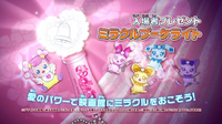 Miracle Bouquet Light from Doki Doki! Pretty Cure: Mana Kekkon!!? Mirai ni Tsunagu Kibō no Dress