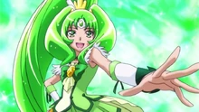 Cure March says her 10th Anniversary Congratulatory Message in episode 11 of Happiness Charge Pretty Cure!