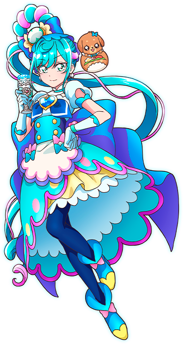 Pretty Cure Illustration Card Fuwa Kokone Marui
