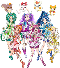 Glitter Force Yes! PreCure 5 GoGo! Pretty Cure Cutie Figure