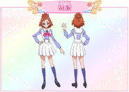 Perfil de Haruka Haruno con el uniforme (Toei Animation)