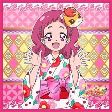 Nono Hana OIOI yukata illustration