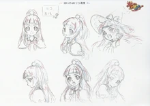 Liko's expression sheet, concept design