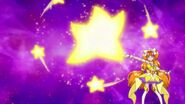 Twinkle utilizando el Zumbido Meteoro Pretty Cure