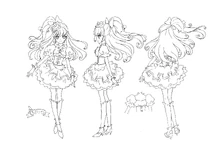 Setting sheet of Cure Miracle in her Dia Style