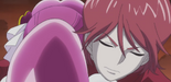 Red hugging Cure Lovely