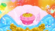 The Land Heart Kuru Ring is placed on the Tropical Heart Dresser